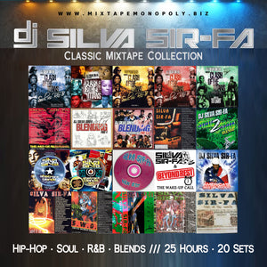 DJ Silva Sir-fa - Classic Mixtape Collection - Soul, R&B and Hip-Hop Blends -USB Flash Drive, Thumb Drive, 25+ Hours (20 Sets)