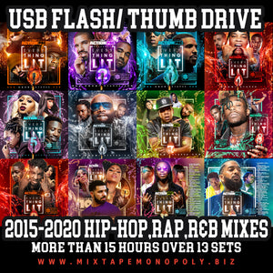 DJ Action Pac "Everything Lit" Series, 2015-2020 Hip-Hop and R&B Mixes, USB Flash Drive, Over 14 hours of Music, 13 Sets
