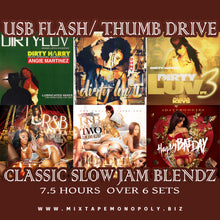 Load image into Gallery viewer, Classic Slow Jam Blendz, USB Flash Drive, Thumb Drive, Over 7.5 Hours Of R&amp;B Music Blends
