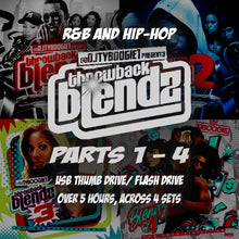 Load image into Gallery viewer, DJ Ty Boogie - Throwback Blendz Parts 1 - 4, USB Flash Drive, Thumb Drive
