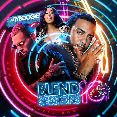 DJ TY BOOGIE - BLEND SESSIONS 10 (MIX CD) HIP-HOP AND R&B REMIXES