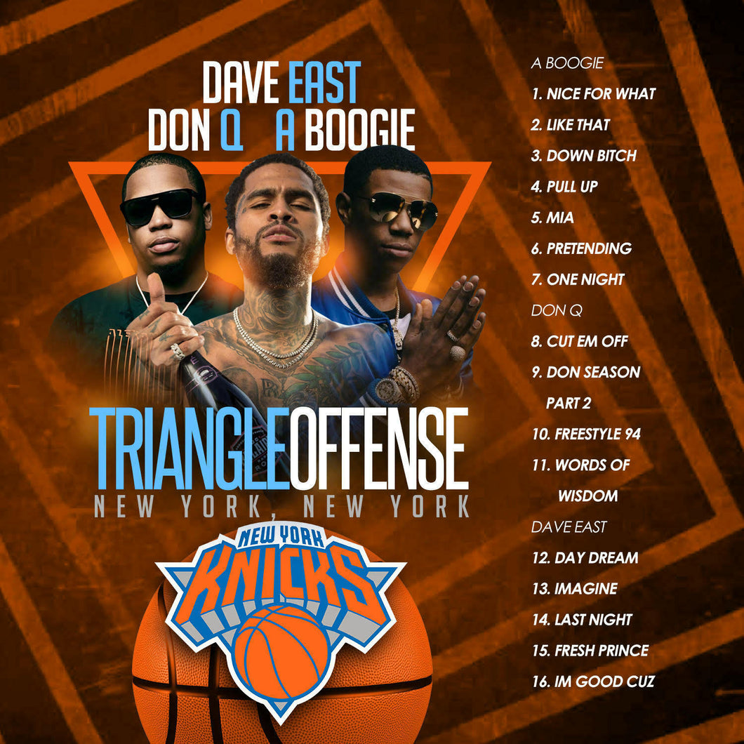 BIG MIKE - TRIANGLE OFFENSE NEW YORK: DAVE EAST, DON Q, A BOOGIE
