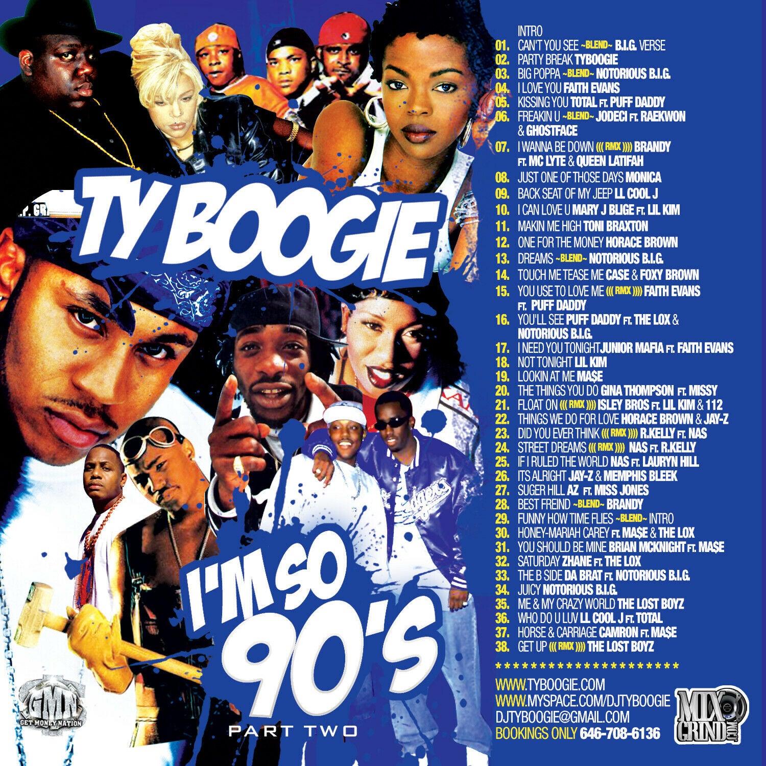 DJ TY BOOGIE - I'M SO 90's Pt. 2 (90's R&B, HIP-HOP and BLENDS 