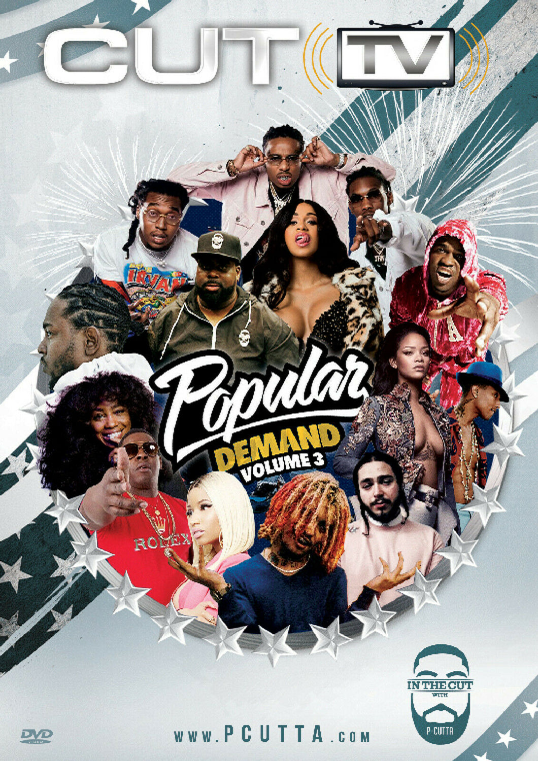 CUT TV - POPULAR DEMAND 4 (MUSIC VIDEO DVD) Drake, Kendrick Lamar, Sza, Jay-Z...