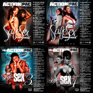 DJ Action Pac - Safe Sex Classics 1 - 4 (4 CD SET or Flash Drive)