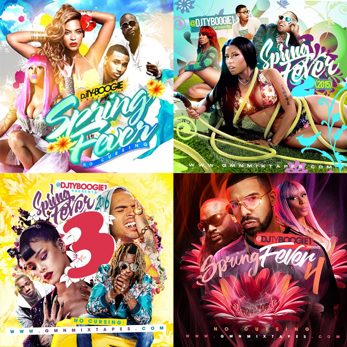 DJ TY Boogie - Spring Fever Volume 1 - 4 (Mix CD) 4 CD Set –  MixtapeMonopoly.biz