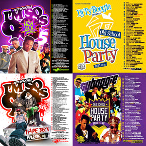 DJ TY BOOGIE -  I'M SO 90's OLD SCHOOL HOUSE PARTY PACK (4 CDs) CLASSIC R&B, HIP-HOP, NEW JACK SWING and BLENDS